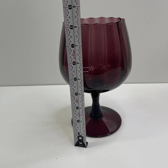 Empoli optic amethyst snifter - Picture 2 of 4